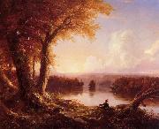 Thomas Cole Indian at Sunset Sweden oil painting reproduction